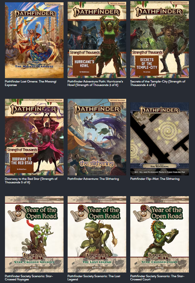 Humble Bundle on X: Limitless adventure awaits—and this epic Pathfinder 2E  bundle from @paizo is perfect for embarking on your own heroic journeys!  Pay what you want for rulebooks, Adventure Paths 