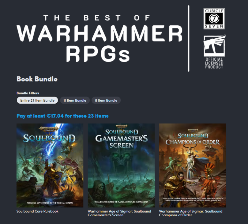Humble Book Bundle – So You Wanna Try Out Pathfinder – The Kind GM
